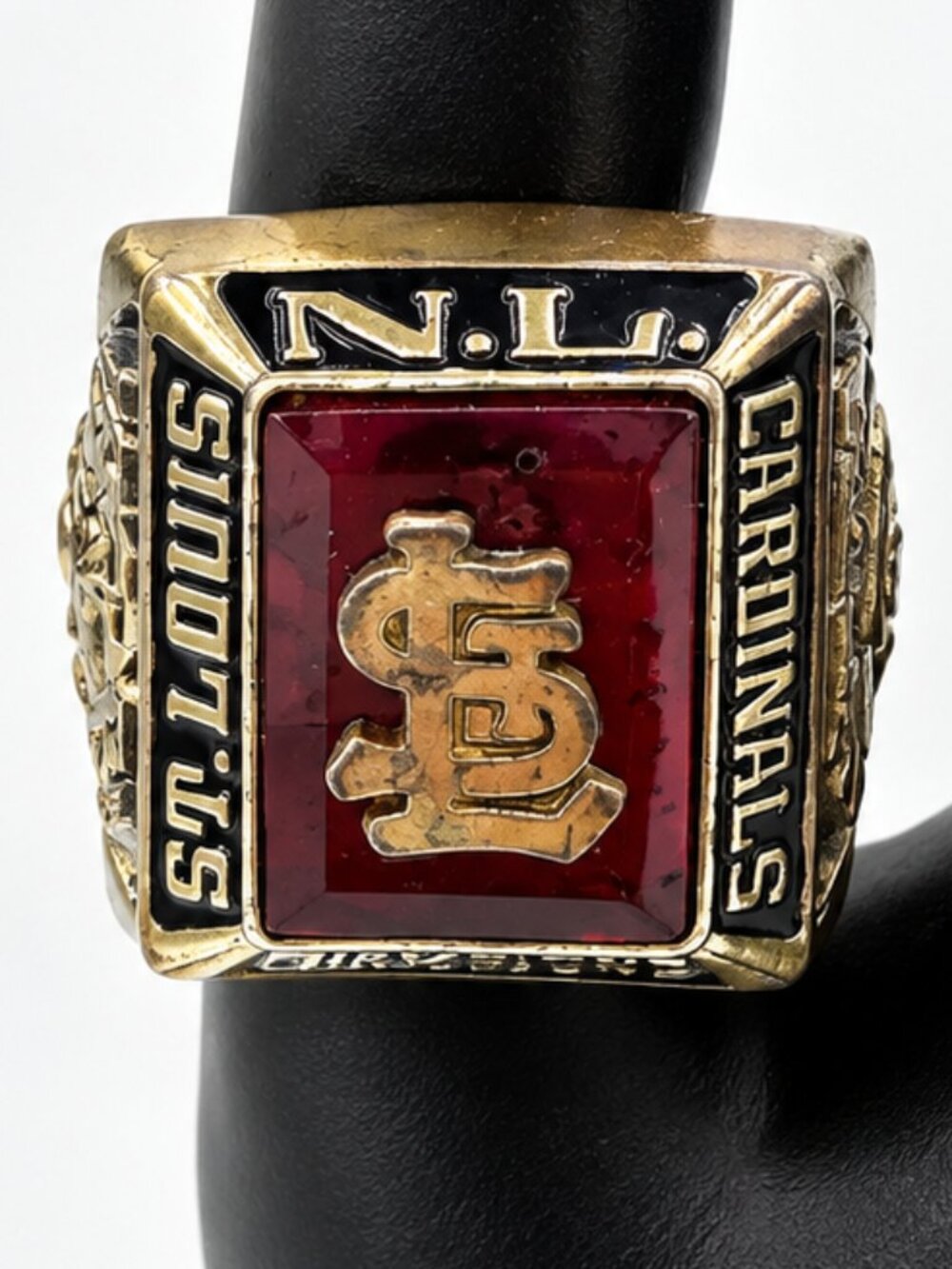 St. Louis Cardinals 1968 NL Champions Baseball Ring Size 11